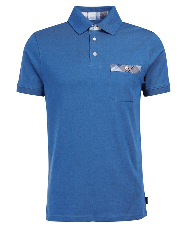 Polo shirts Barbour Lirst Bleu Homme | KLI-38717760