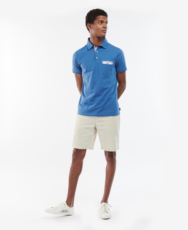 Polo shirts Barbour Lirst Bleu Homme | KLI-38717760