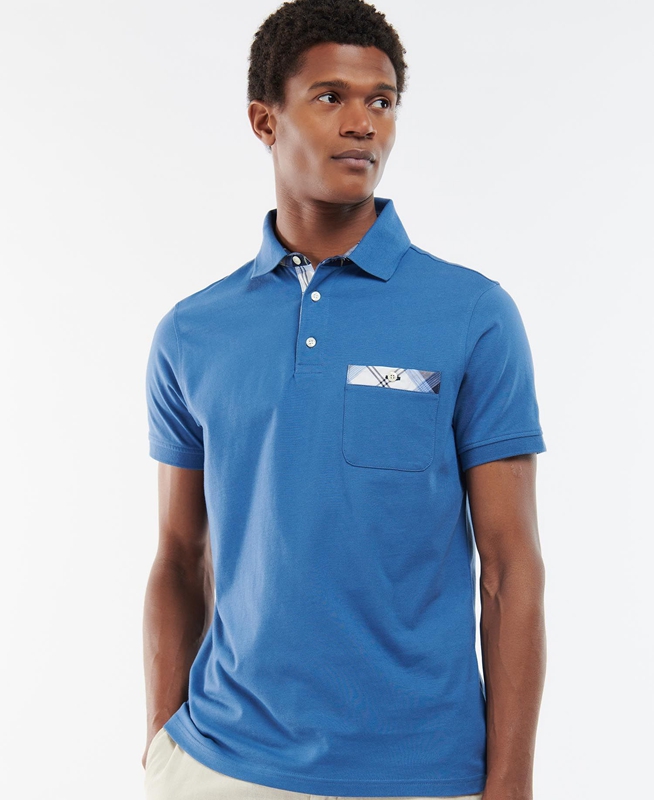 Polo shirts Barbour Lirst Bleu Homme | KLI-38717760