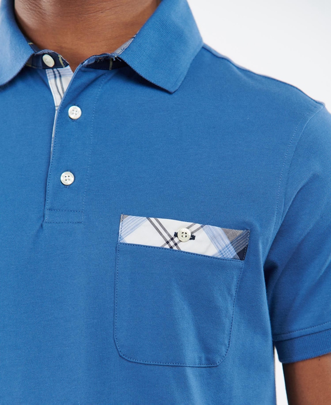 Polo shirts Barbour Lirst Bleu Homme | KLI-38717760