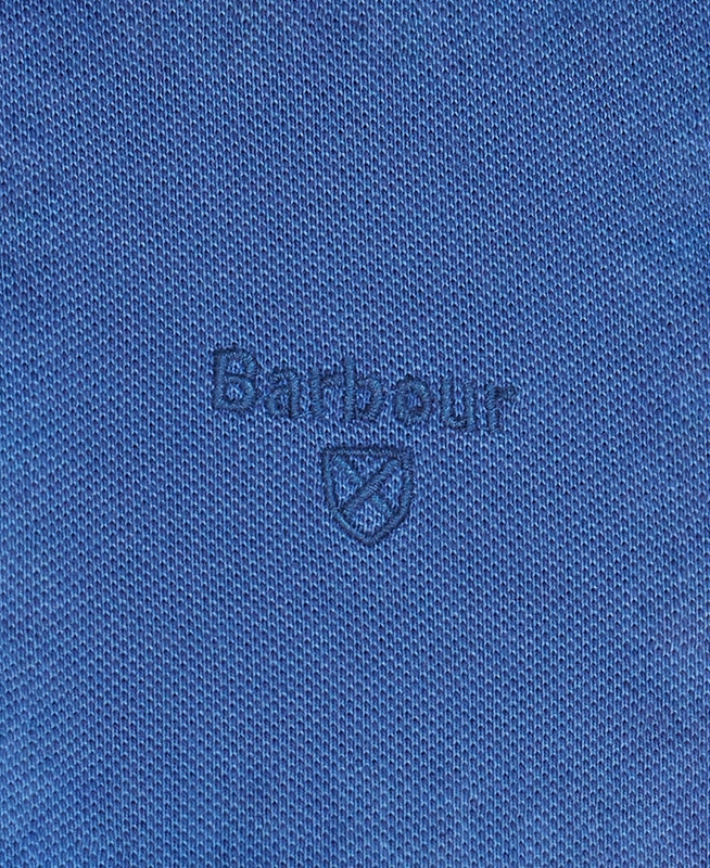 Polo shirts Barbour Washed Sports Bleu Homme | DXU-44643016