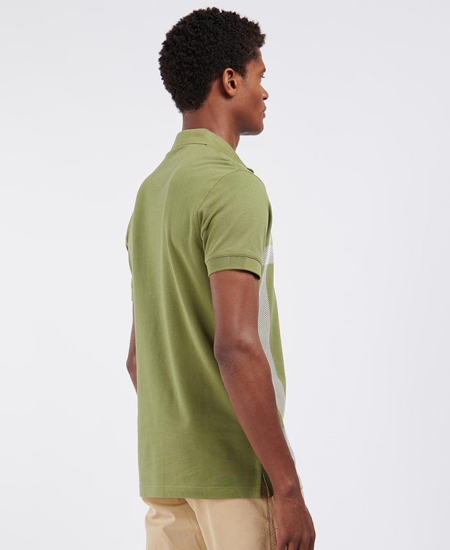 Polo shirts Barbour Blaine Vert Homme | YHP-80847369