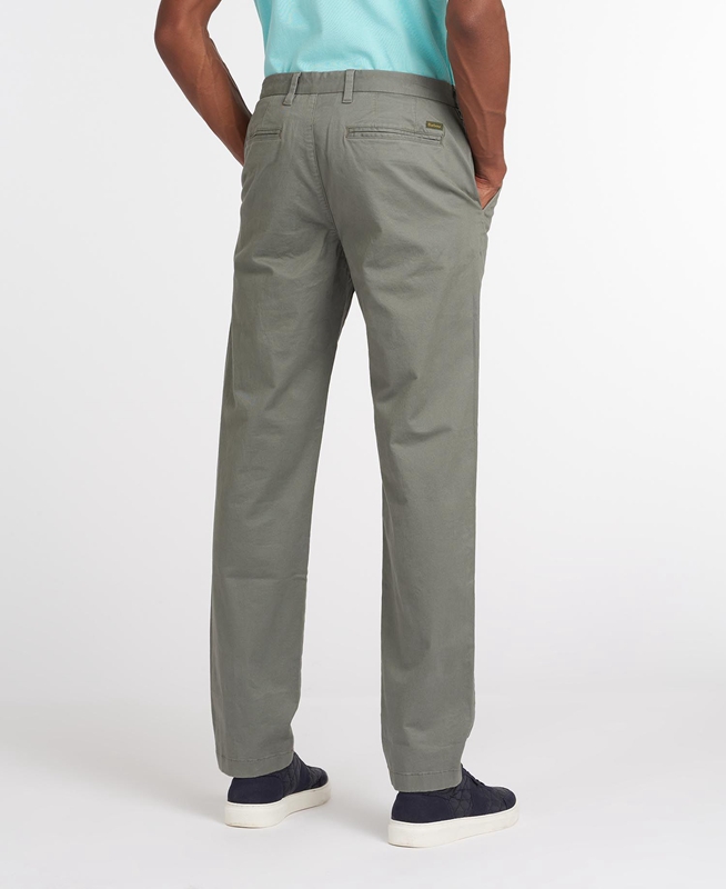 Pantalon Barbour Neuston Essential Chinos Vert Olive Homme | ZJM-56904337