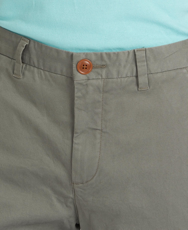 Pantalon Barbour Neuston Essential Chinos Vert Olive Homme | ZJM-56904337