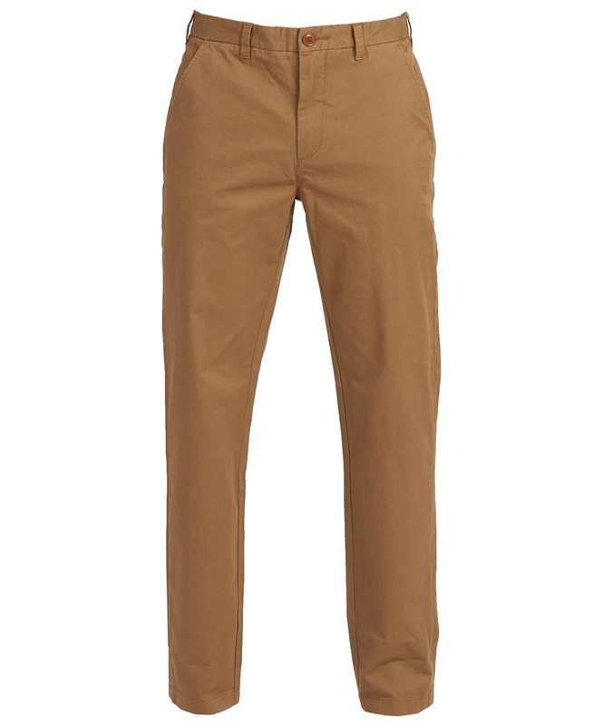 Pantalon Barbour Neuston Essential Chinos Beige Homme | EML-09586224