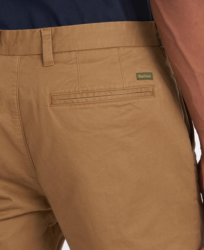 Pantalon Barbour Neuston Essential Chinos Beige Homme | EML-09586224