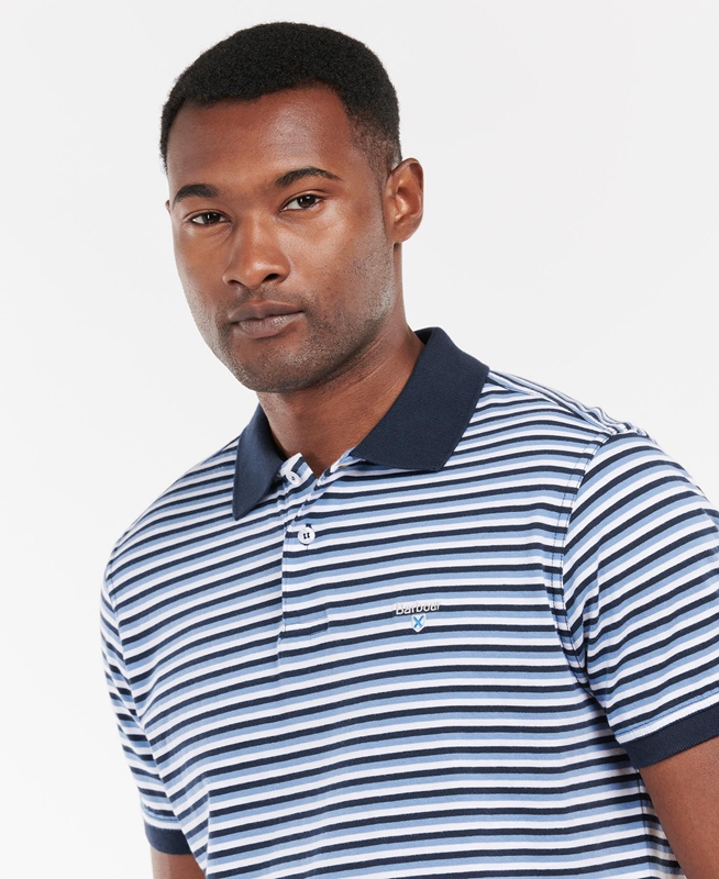 Polo shirts Barbour Swinden Bleu Homme | WNO-18661136