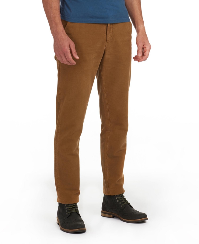 Pantalon Barbour Neuston Moleskin Trousers Beige Homme | MNR-92462316