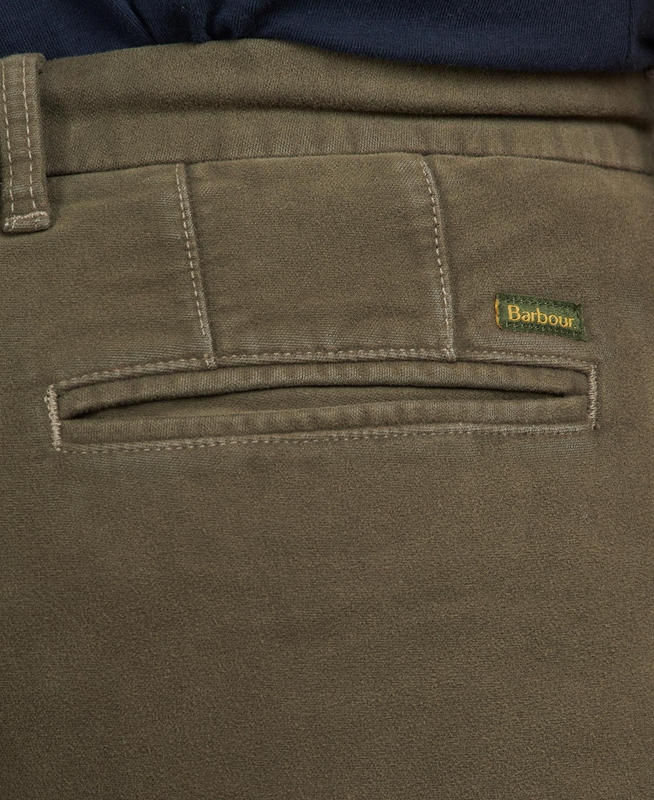 Pantalon Barbour Neuston Moleskin Trouser Vert Olive Homme | HJZ-85528341