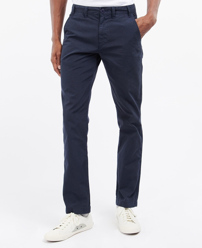 Pantalon Barbour Glendale Chino Bleu Marine Homme | OZQ-55668393