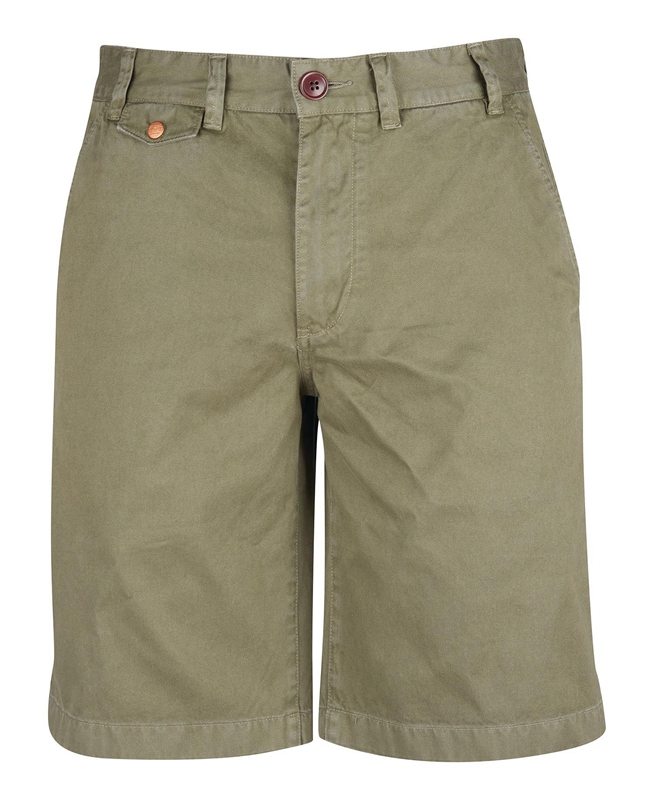 Pantalon Barbour Neuston Twill Vert Homme | WPV-52797001