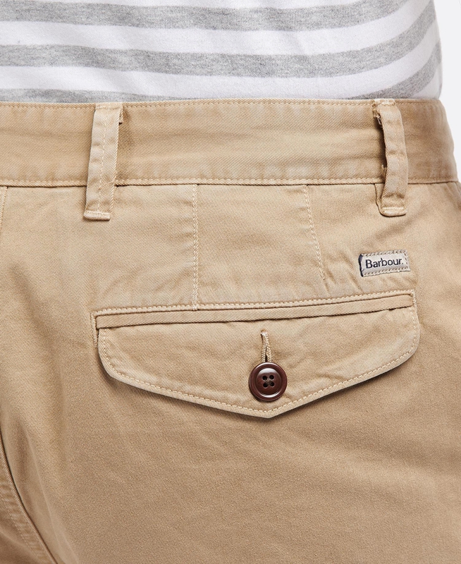 Pantalon Barbour Neuston Twill Beige Homme | DIZ-79541806