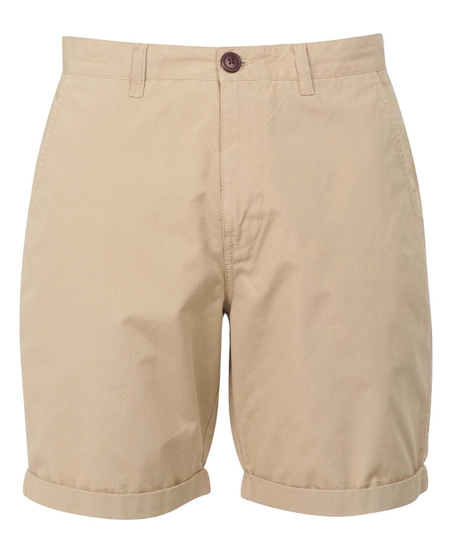 Pantalon Barbour Glendale Corta Beige Homme | SOJ-07136558