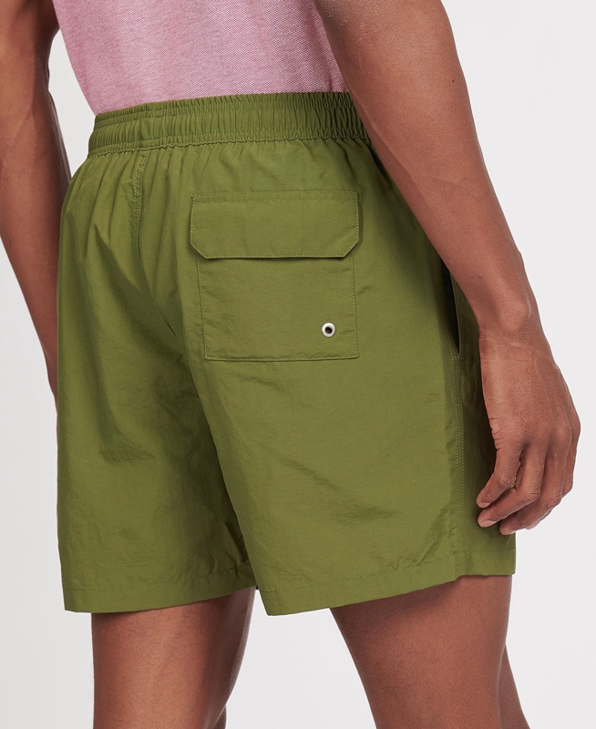 Pantalon Barbour Essential Logo 5'' Swim Vert Olive Homme | MRQ-18282205