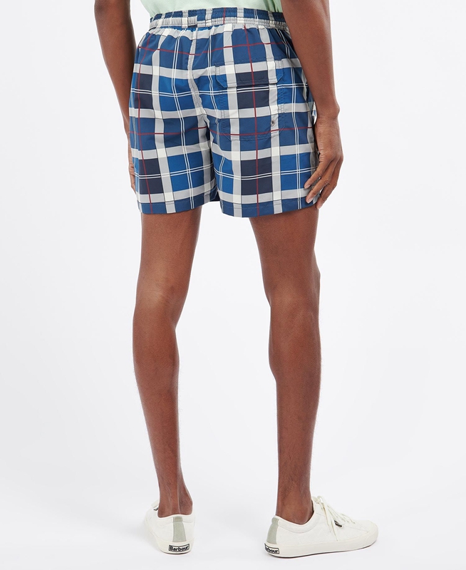 Pantalon Barbour Tartan Swim Bleu Marine Homme | LQT-09445718