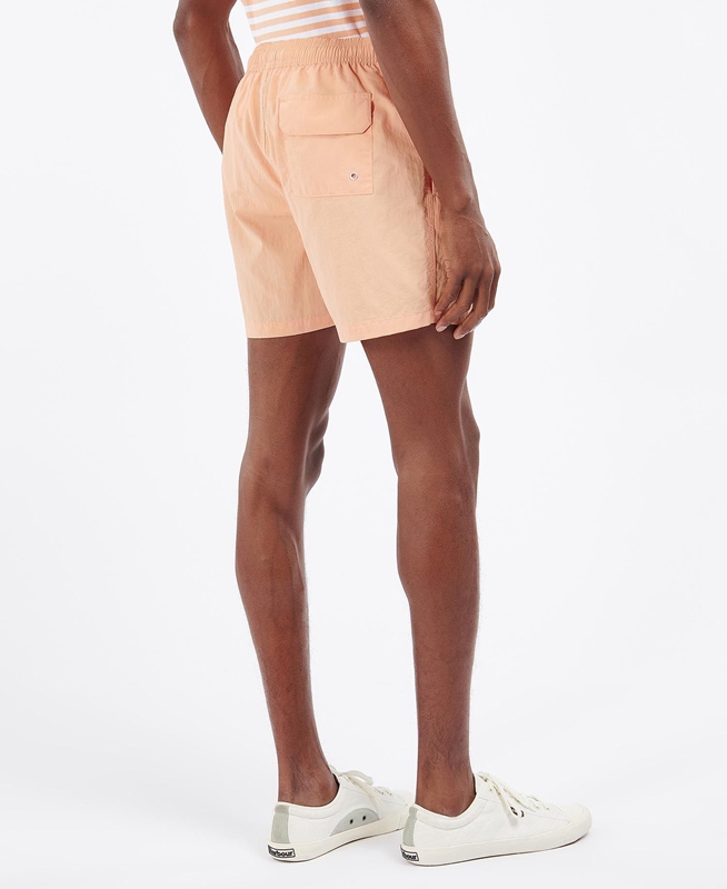 Pantalon Barbour Essential Logo Swim Orange Homme | HWC-38632984