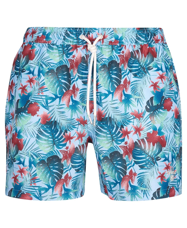 Pantalon Barbour Hawaiian Print Swim Bleu Homme | DAQ-10662622