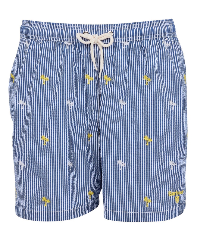 Pantalon Barbour Palm Stripe Swim Bleu Marine Homme | SDT-33345299