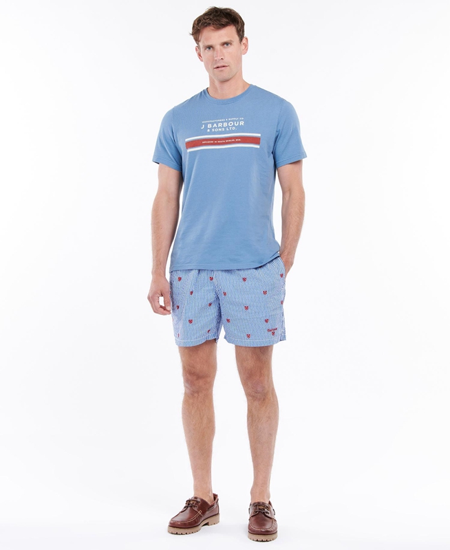 Pantalon Barbour Shield Swim Bleu Homme | CBE-22340866