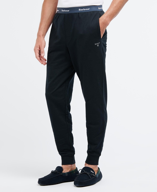 Pantalon Barbour Jake Lounge Joggers Noir Homme | PNP-52789392