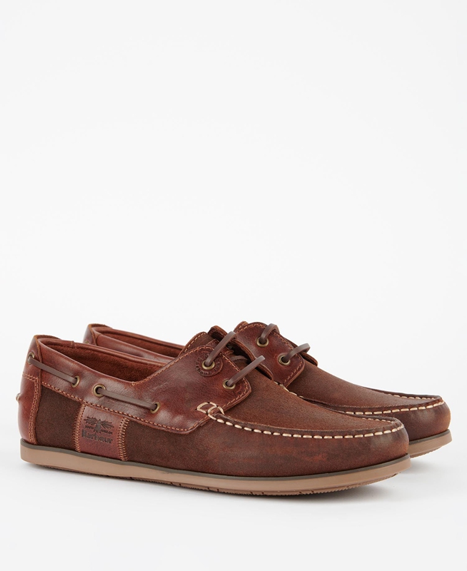 Loafers Barbour Capstan Marron Homme | QUS-99628186