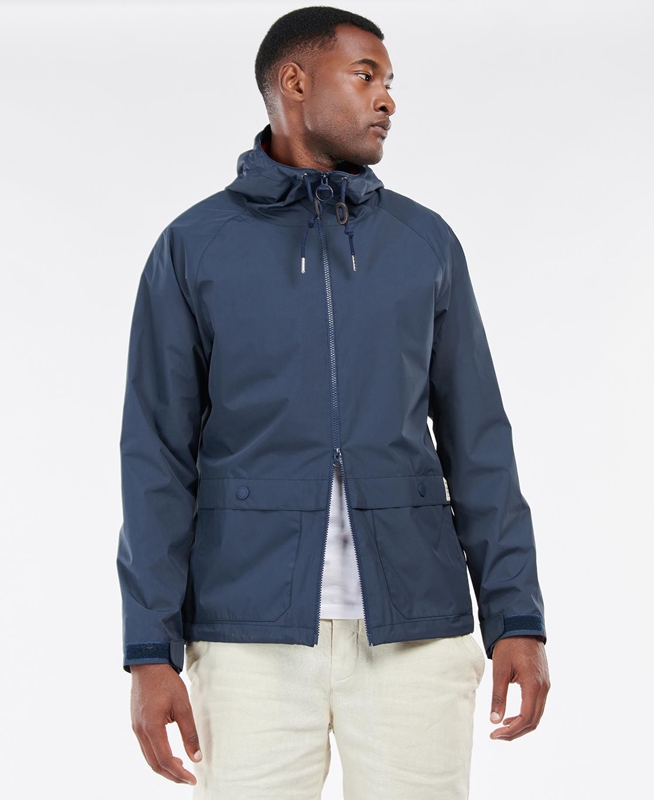 Vestes Décontractées Barbour Begral Showerproof Bleu Marine Homme | MSY-04507604