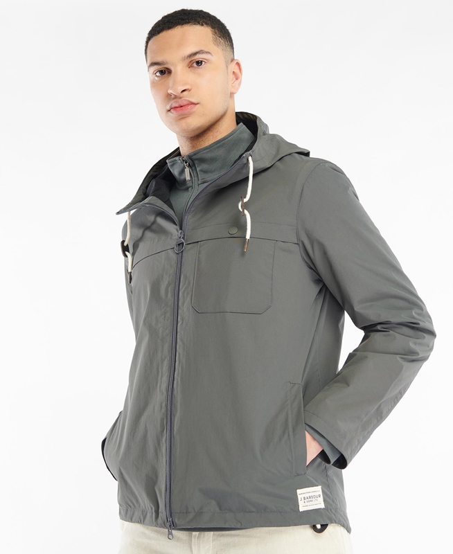 Vestes Décontractées Barbour Selby Showerproof Grise Homme | DJT-61126176