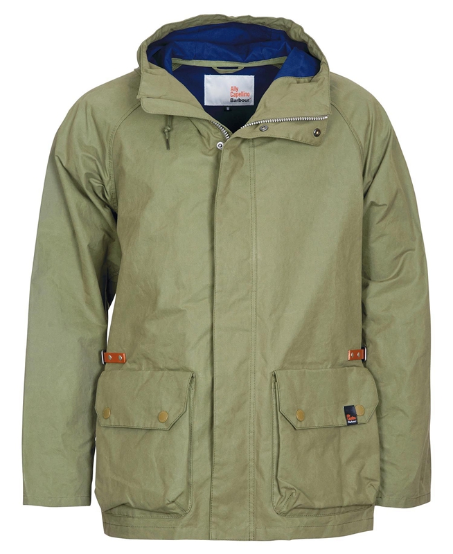 Vestes Décontractées Barbour x Ally Capellino Ernest Vert Olive Homme | CPV-03040585