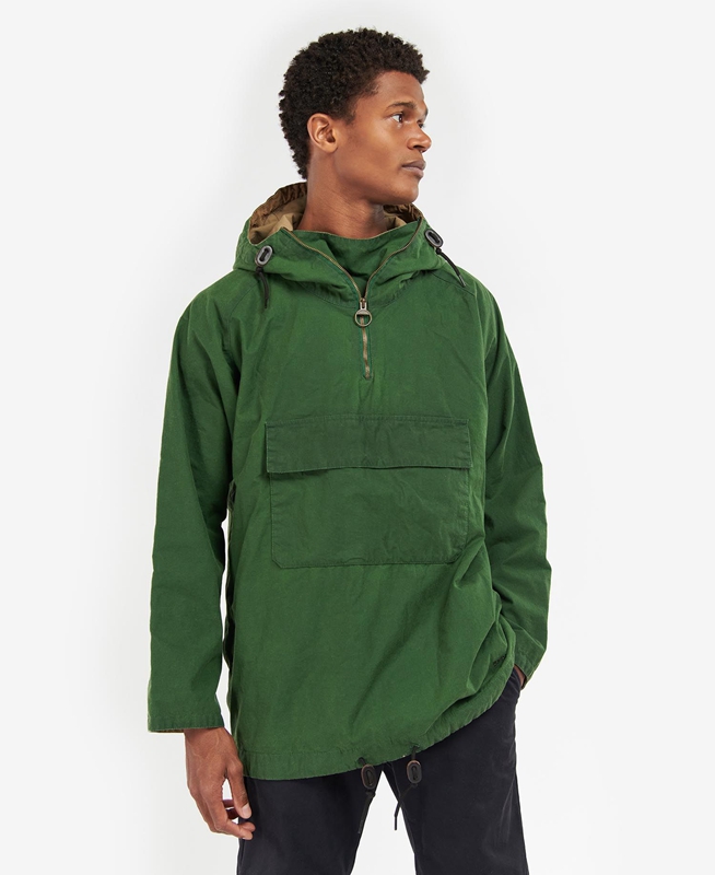 Vestes Décontractées Barbour Explorer Twig Pullover Vert Homme | GVL-93999936