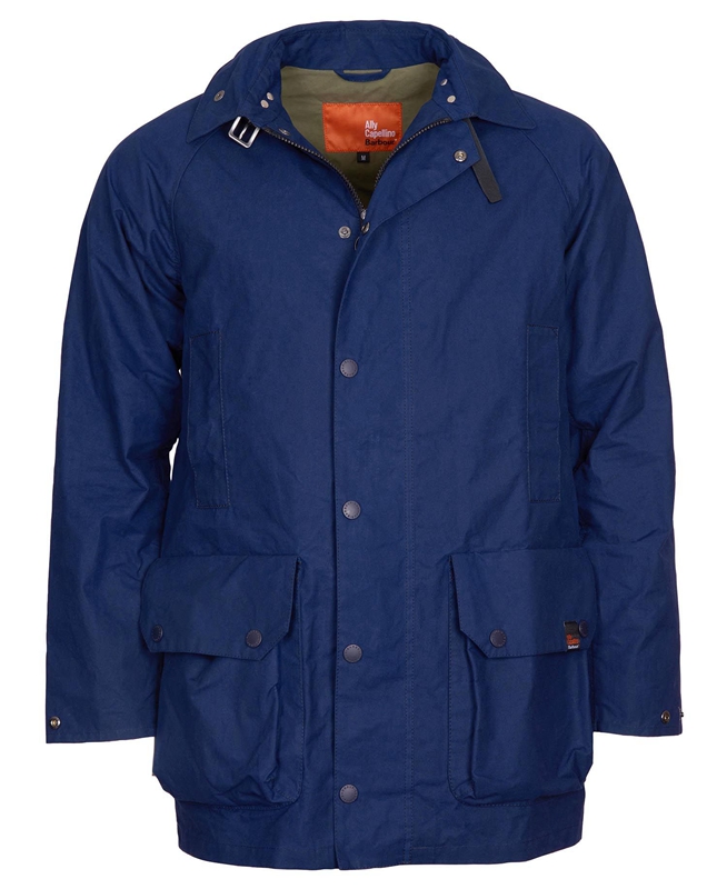 Vestes Décontractées Barbour x Ally Capellino Back Bleu Marine Homme | TWI-42925178