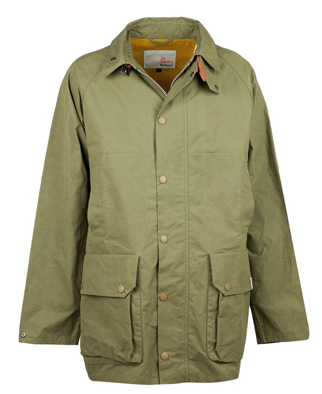 Vestes Décontractées Barbour x Ally Capellino Back Vert Olive Homme | APL-09365974