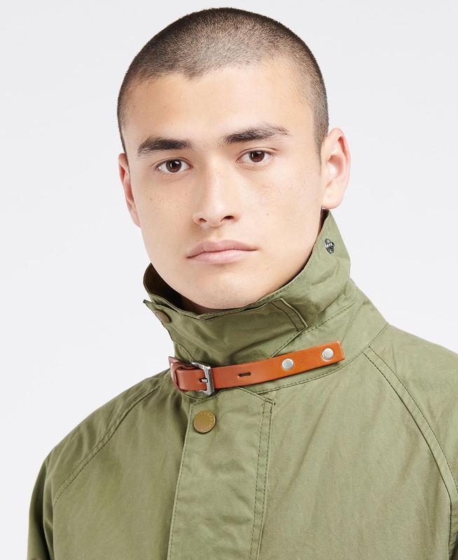 Vestes Décontractées Barbour x Ally Capellino Back Vert Olive Homme | APL-09365974