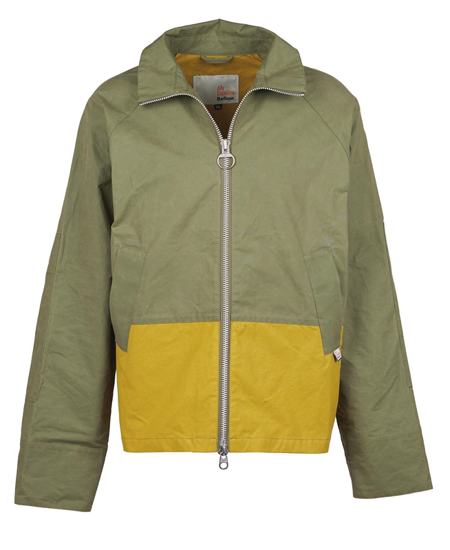 Vestes Décontractées Barbour x Ally Capellino Hand Vert Olive Homme | GTZ-82557298