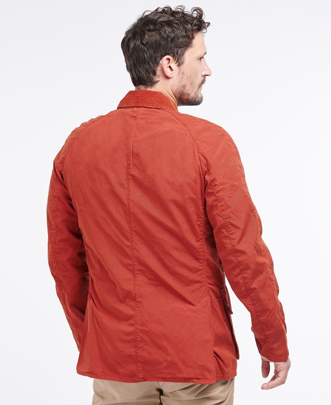 Vestes Décontractées Barbour Ashby Orange Homme | RHP-98678452