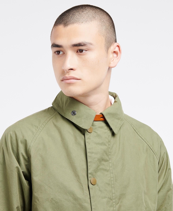 Vestes Décontractées Barbour x Ally Capellino Back Vert Olive Homme | APL-09365974