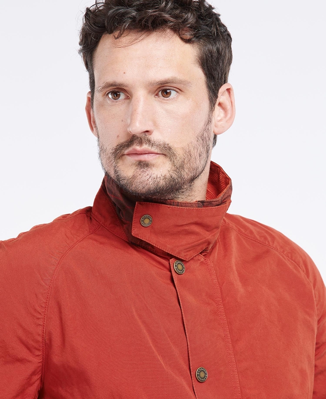 Vestes Décontractées Barbour Ashby Orange Homme | RHP-98678452