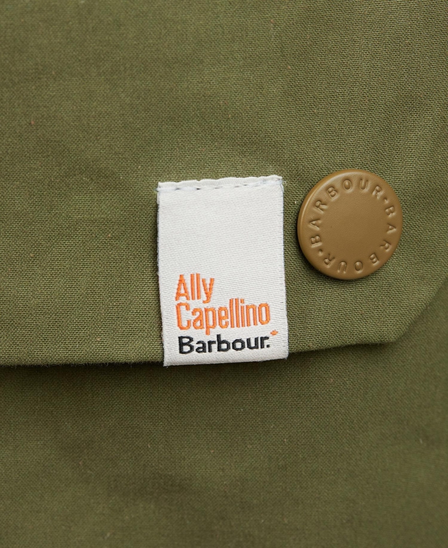 Vestes Décontractées Barbour x Ally Capellino Back Vert Olive Homme | APL-09365974