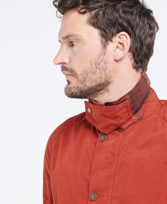 Vestes Décontractées Barbour Ashby Orange Homme | RHP-98678452