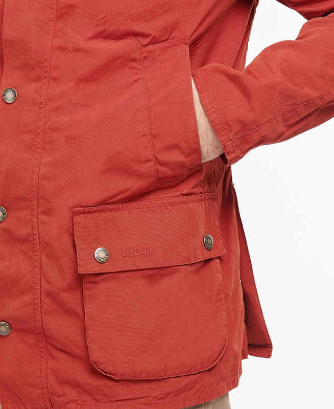 Vestes Décontractées Barbour Ashby Orange Homme | RHP-98678452