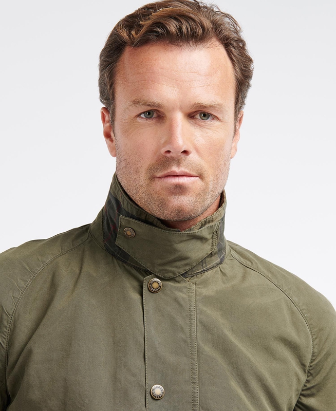 Vestes Décontractées Barbour Ashby Vert Olive Homme | WRL-43330853