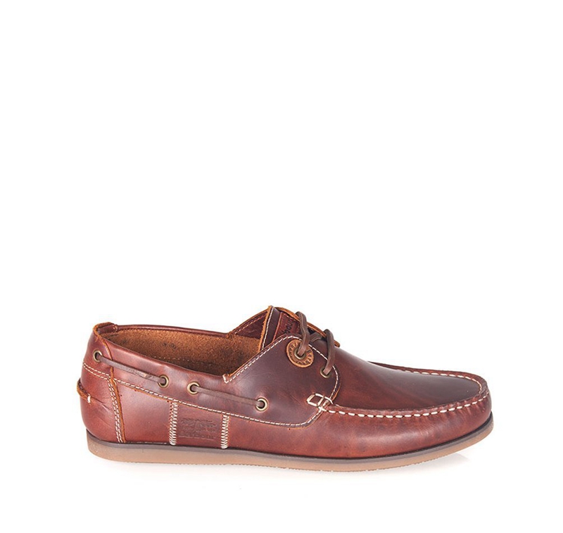 Chaussures Bateau Barbour Capstan Marron Homme | NRR-56807727