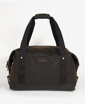 Sacs Barbour Essential Wax Holdall Vert Olive Homme | SZP-75969064