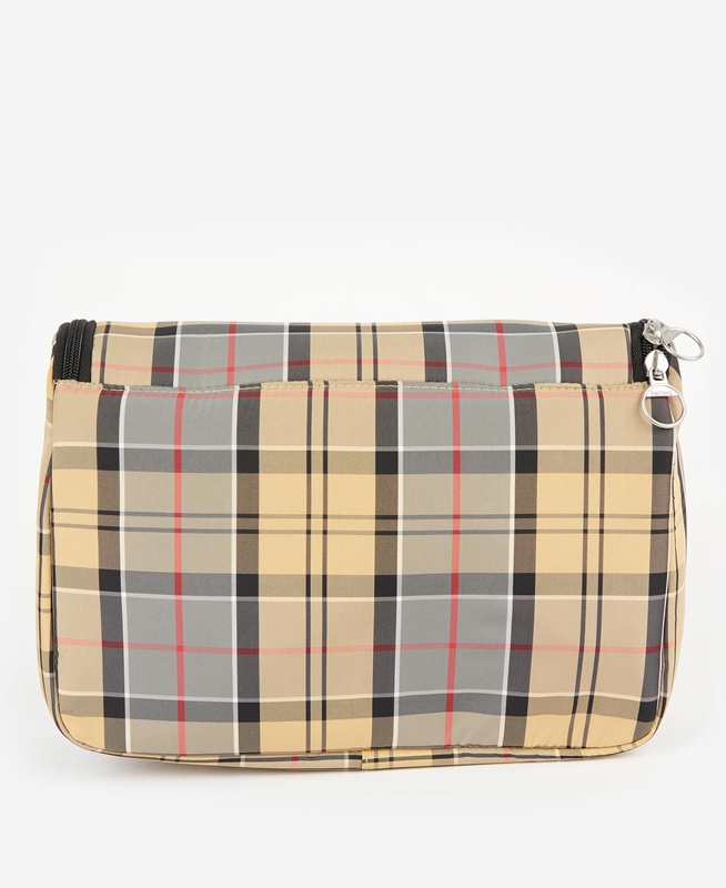 Sacs Barbour Tartan Hanging Washbag Beige Homme | MBL-44595552