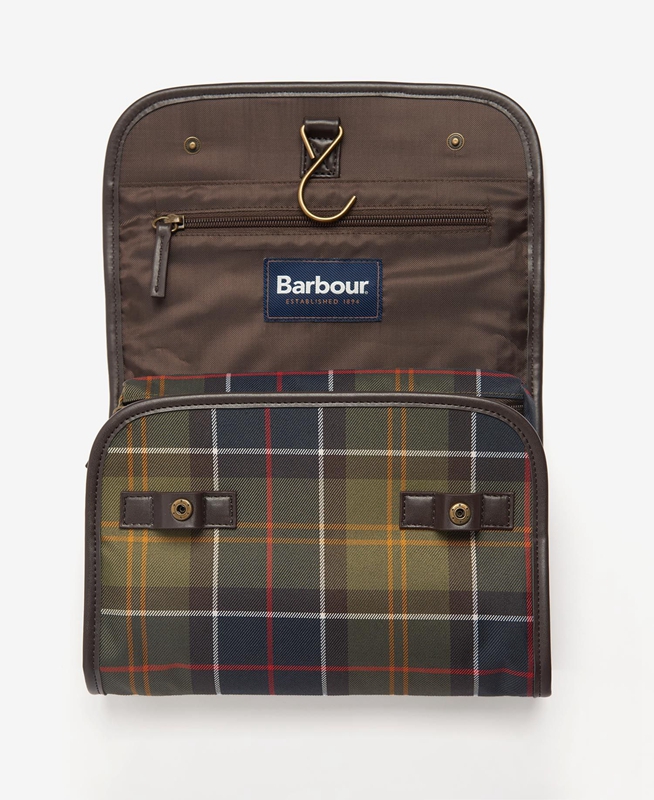 Sacs Barbour Tartan Hanging Washbag Multicolore Homme | TFS-74033521