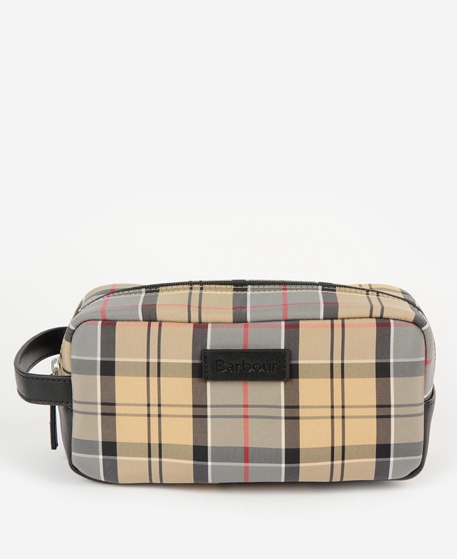 Sacs Barbour Wetherham Tartan Washbag Beige Homme | TEI-42804484