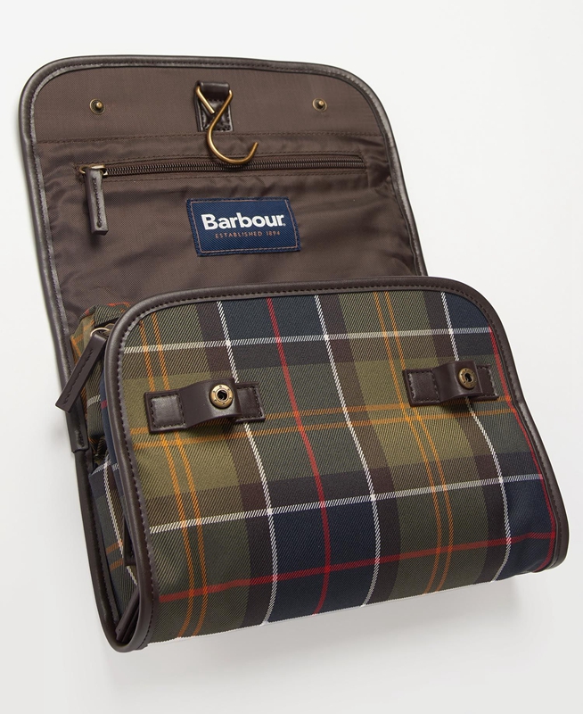 Sacs Barbour Tartan Hanging Washbag Multicolore Homme | TFS-74033521